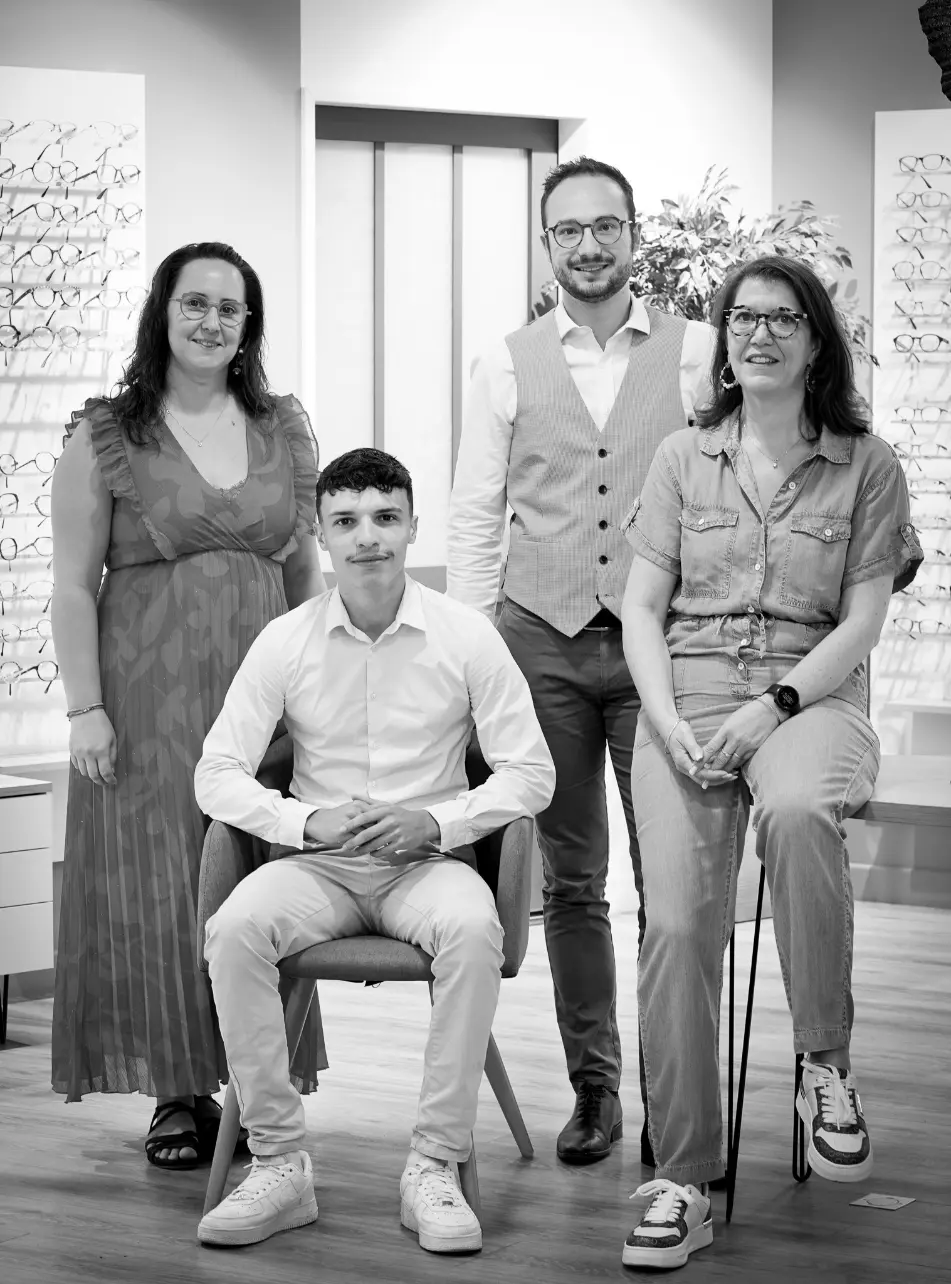 Photo de l’équipe de l’opticien